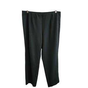 J. Jill Green Ponte Slim Leg Pants Size Large Petite